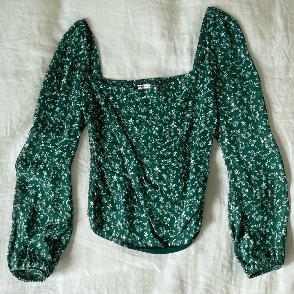 Reformation long sleeve top
